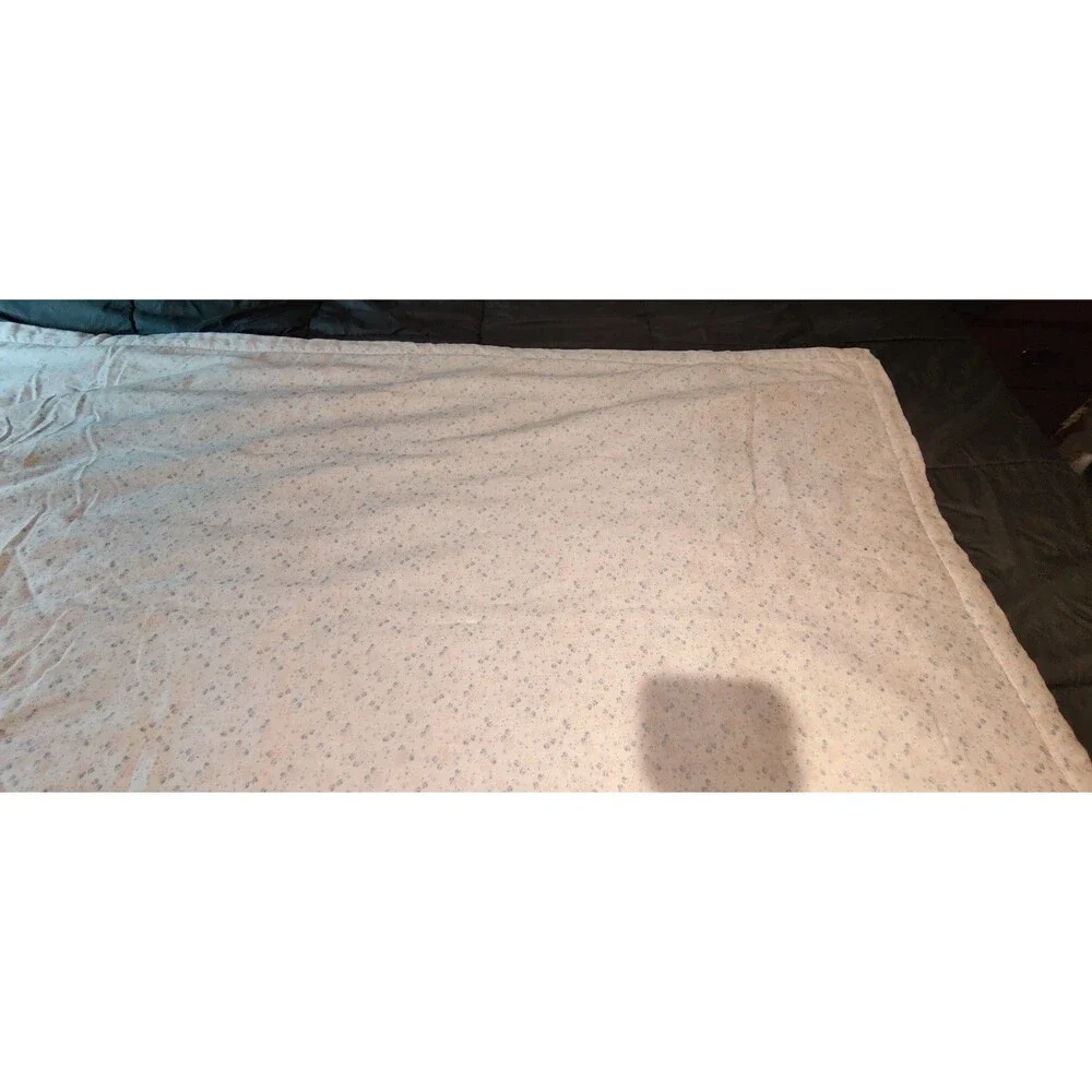 Vintage 1970s Handmade Tied Patchwork Baby Quilt Crib Blanket Nursery 55